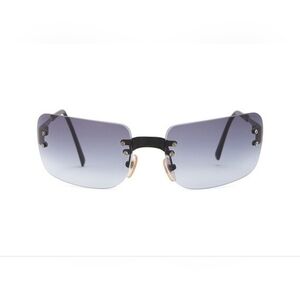 Chanel Interlocking CC Logo Shield Sunglasses